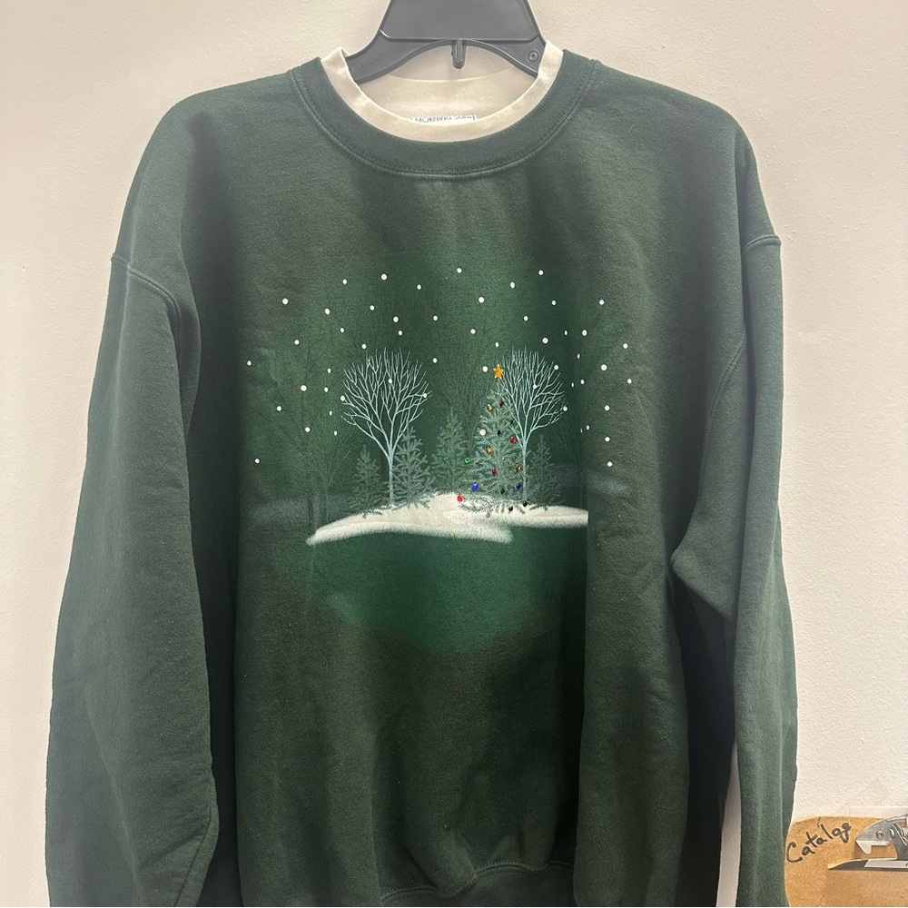 Vintage 90s Morning Sun Christmas Winter Crewneck Size XL